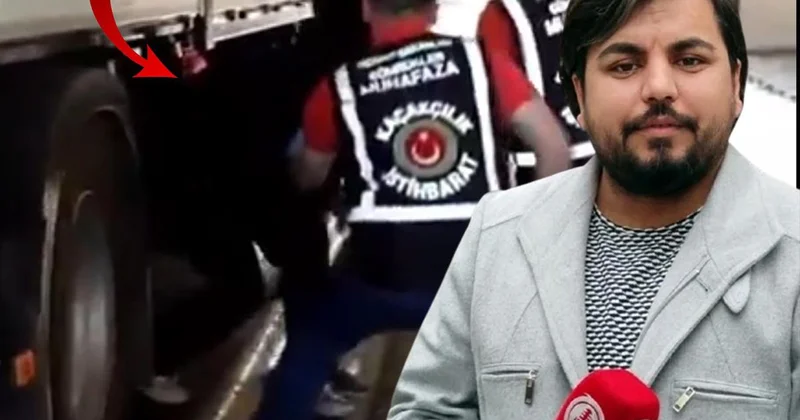 Yurt dışı çıkış yasağı bulunan Youtuber Arif Kocabıyık, tır dorsesinin altında yakalandı