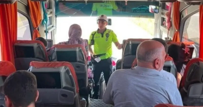 Kars’ta şehirler arası yollarda trafik denetimleri sürüyor