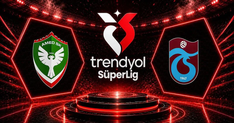 Amedspor Trabzonspor mücadelesinin ilk 11 leri belli oldu