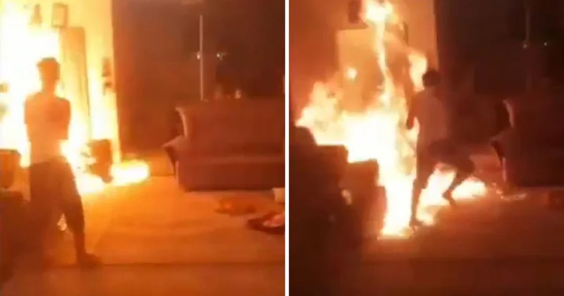 Evin içindeki kavga felaketle bitti
