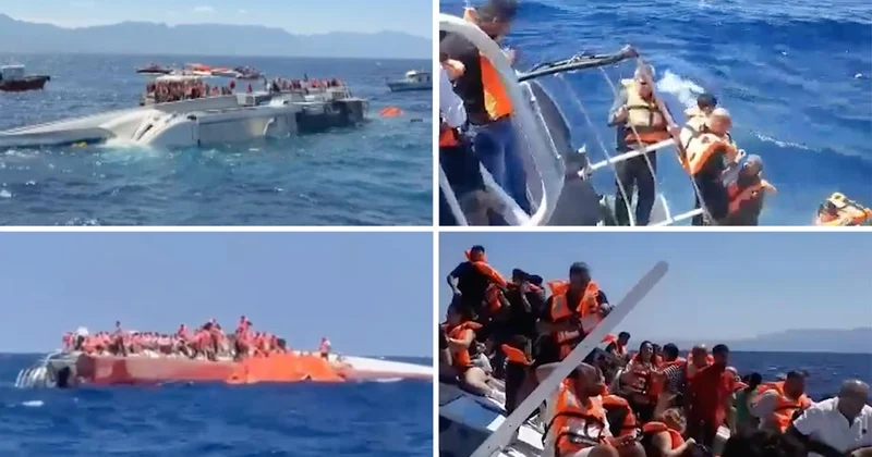 Girne açıklarında feribot battı: 8 kişi hayatını kaybetti, 18 kişi aranıyor