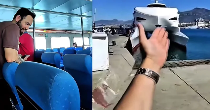 Girne de batan geminin 3 ay önce çekilen bir videoda da su aldığı ortaya çıktı Sözcü Gazetesi