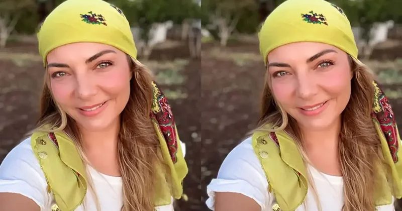 İstanbul’dan köye taşınmıştı! Burcu Kara taş fırında ekmek pişirdi