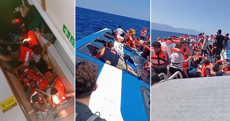Girne de geminin yan yattığı an çığlıklar yükseliyordu... Bu görüntüleri ilk kez izleyeceksiniz Sözcü Gazetesi