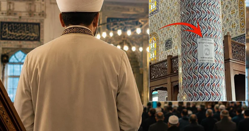 Camiye asılan uyarı yazısına bakın! Yorum bombardımanına tutuldu