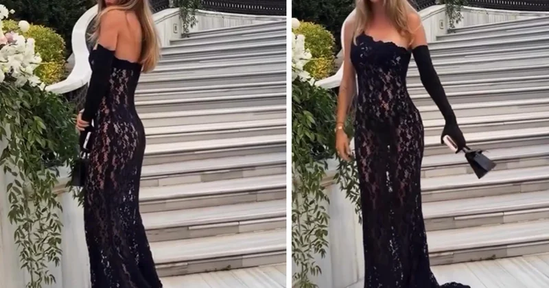 Şeyma Subaşı düğünde sınırları zorladı! Transparan tarzıyla şaşırttı