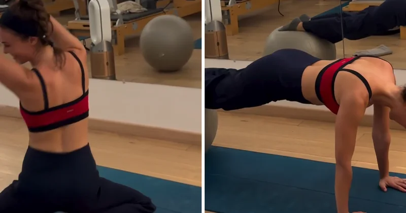 Güzel oyuncudan olay spor paylaşımı! Esnekliği ağızları açık bıraktı