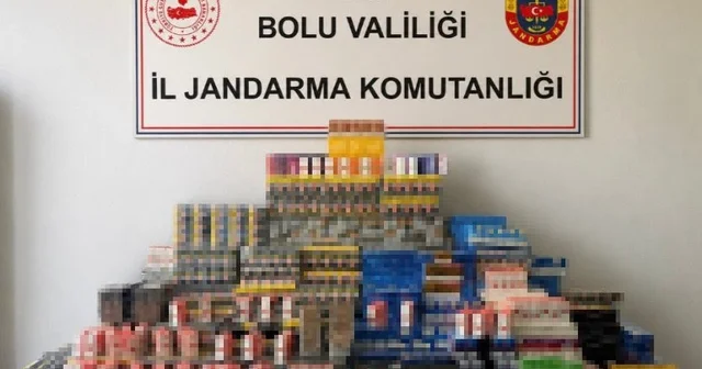Bolu da kaçakçılara ağır darbe: 1 milyon 150 bin liralık kaçak ürün ele geçirildi Bolu Haberleri Habertürk Yerel Haberler