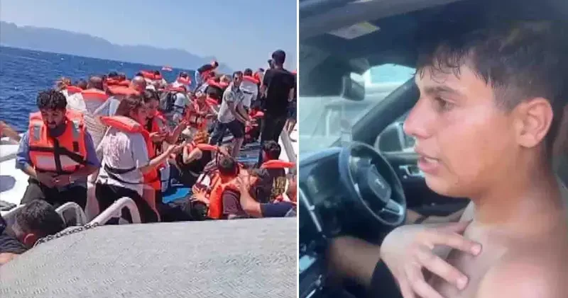 Girne de alabora olan gemideki çocuğu kurtardığı anları anlattı