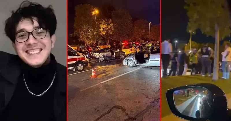 Maltepe’de zincirleme kazada 20 yaşındaki Samet hayatını kaybetti