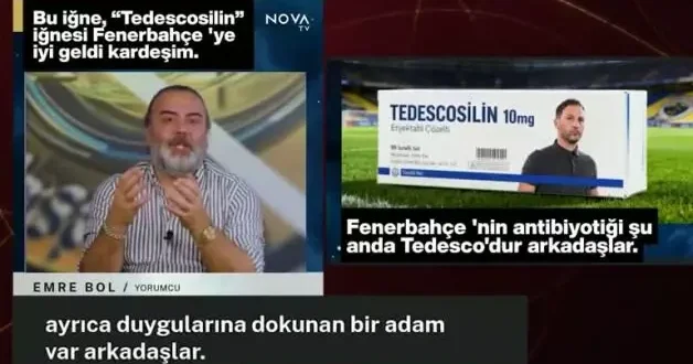 Fenerbahçe nin ilacı Tedescosilin! dedi sosyal medya o açıklamayı konuşuyor