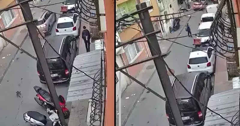 Beyoğlu nda ortaokul öğrencisi arkadaşını boynundan bıçakladı; o anlar kamerada