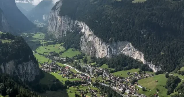 Alpler’in kalbinde masalsı güzellik: Lauterbrunnen Vadisi büyülüyor VİDEO İZLE