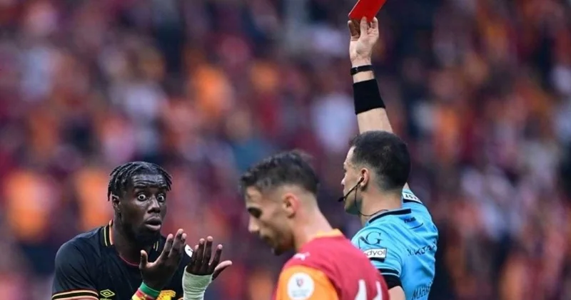 Galatasaray Göztepe maçına çılgın bahis oynanmış: Kırmızı karta 5.5 milyon lira yatırmışlar
