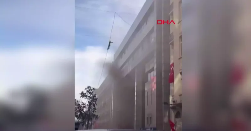 Nişantaşı nda iş merkezi nde yangın