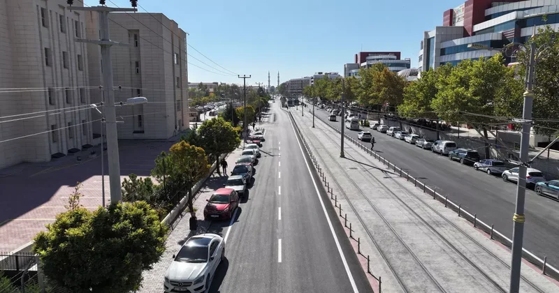 Konya da Şehit Burak Aydoğan Caddesi asfaltlanarak trafiğe açıldı