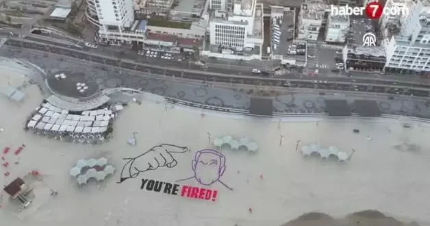 Tel Aviv’deki aktivistler, İsrail Başbakanı Netanyahu yu protesto etti