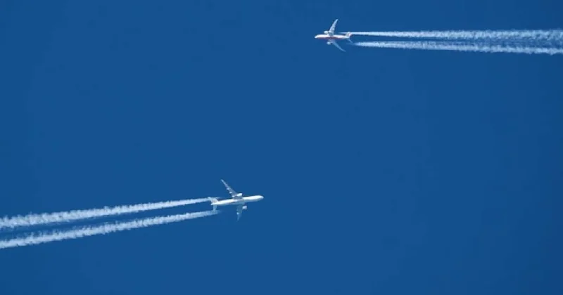 Uçaklar meğer bu yüzden arkalarında beyaz iz bırakıyor Sözcü Gazetesi