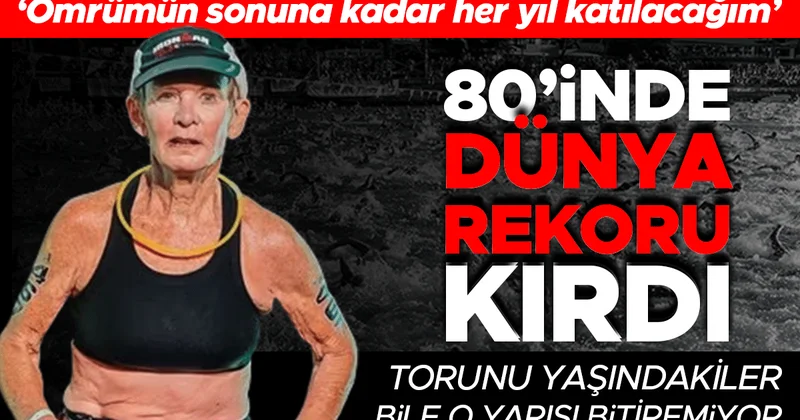 80 yaşındaki rekortmen: Torunu yaşındakilerin bile bitiremediği yarışta dünya rekoru kırdı! Ömrümün sonuna kadar her yıl katılacağım