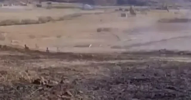 Yüksekova’da çıkan anız yangını korkuttu VİDEO İZLE