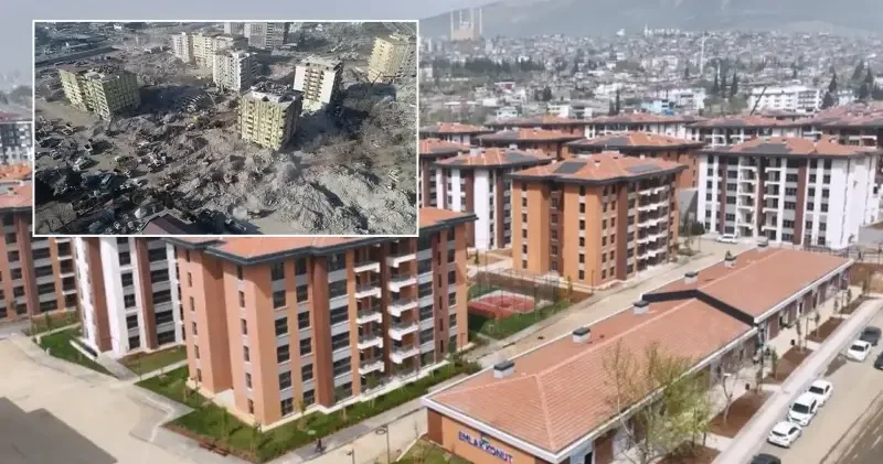 Depremin simgesi Ebrar Sitesi yeniden doğdu Kahramanmaraş Haberleri