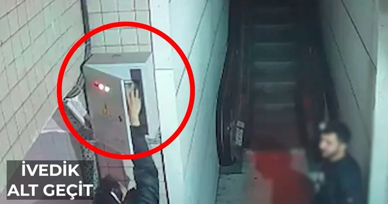Ankara’da yürüyen merdivene sabotaj
