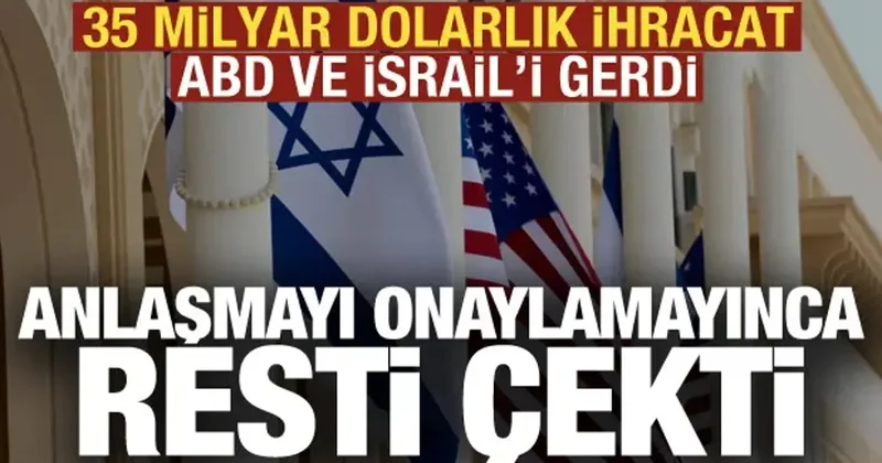İsrail e ABD baskısı! Anlaşmayı onaylamayınca resti çekti
