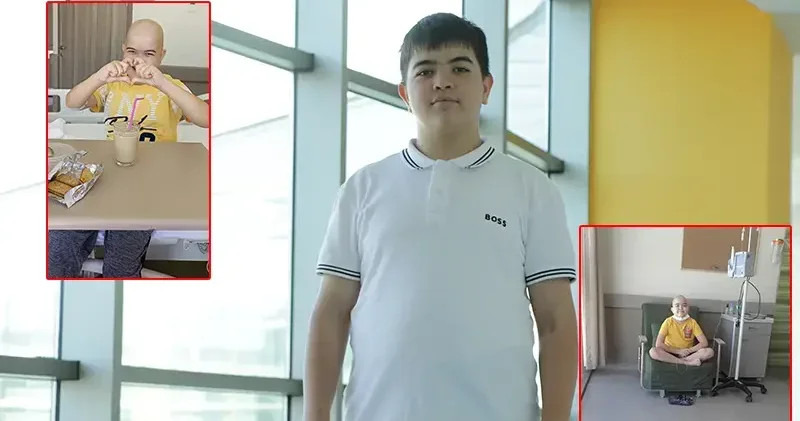 Lösemiyi yenen 13 yaşındaki Alperen: Hastalık süresinde ailenin önemini anladım