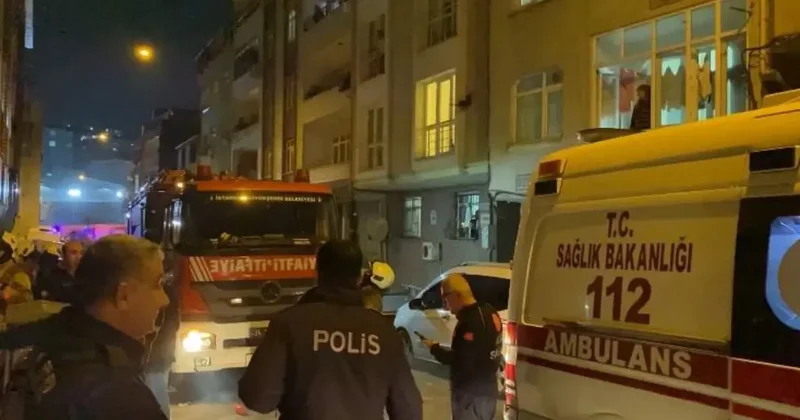 Esenler de 5 katlı binada yangın paniği: 15 kişi hastaneye kaldırıldı