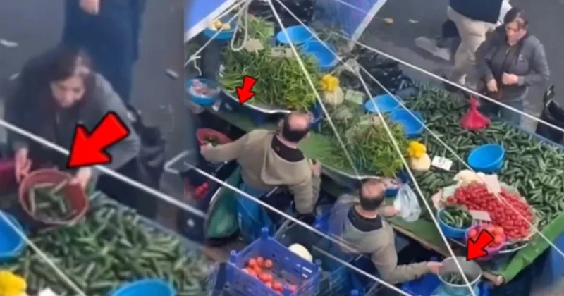Pazarda skandal görüntüler! Müşterinin seçtiğini kenara ayırıp farklı ürünler verdi Sözcü Gazetesi