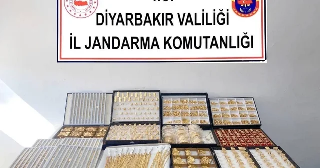 Diyarbakır da 40 milyon TL değerinde kaçak altın ele geçirildi; 2 gözaltı Diyarbakır Haberleri
