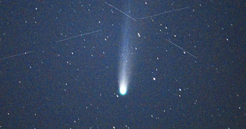 Lemmon kuyruklu yıldızı Bitlis semalarında parladı