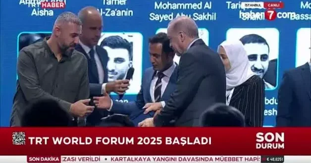 Gazze de giydiği çelik yeleği Başkan Erdoğan a takdim etti!