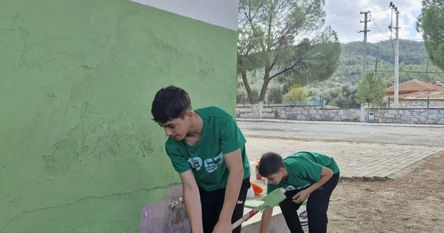 İlköğretim okuluna Muğlaspor dokunuşu Muğla Haberleri