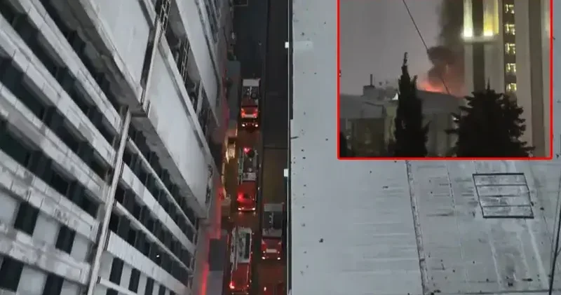 Bayrampaşa da düğün salonunda çıkan yangın söndürüldü