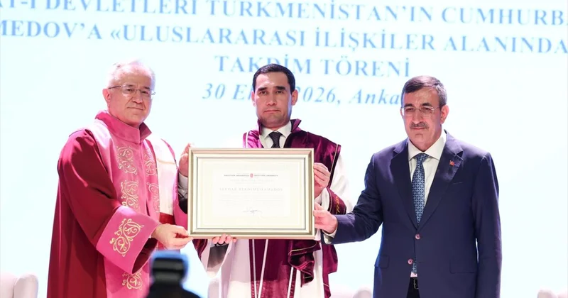 Hacettepe Üniversitesi nden Türkmenistan lideri Berdimuhammedov a fahri doktora