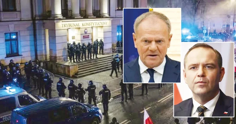 Polonya’da siyasi kriz... Polis Anayasa Mahkemesini bastı