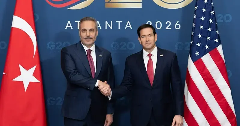 Dışişleri Bakanı Fidan,ABD Dışişleri Bakanı Rubio ile bir araya geldi