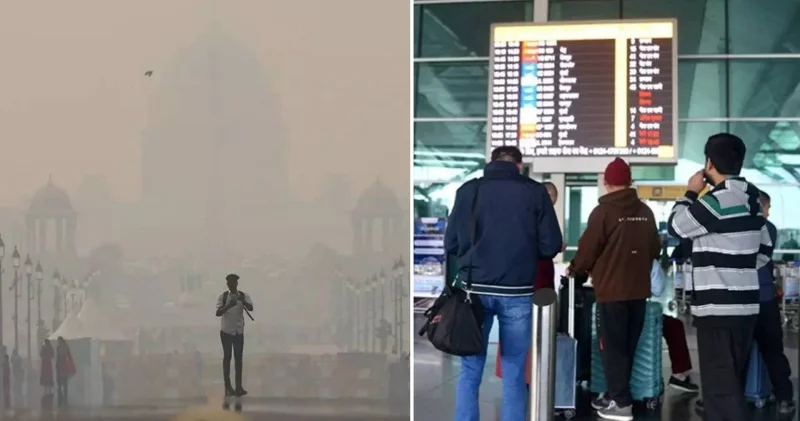 Hindistan’da hava kirliliği uçuşları engelledi: 148 iptal 150 rötar Dünya Haberleri