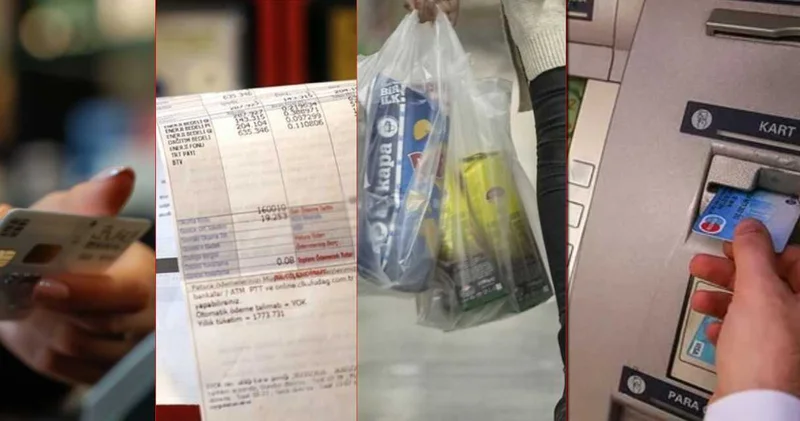 Baştan aşağıya hepsi değişiyor! Kredi kartından poşete, elektrikten EFT ye: İşte yeni rakamlar