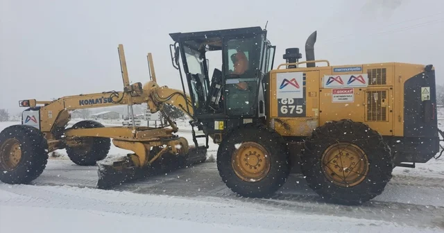 Silifke nin kırsalında karla mücadele Mersin Haberleri