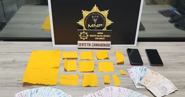 Uyuşturucuyu emdirilen kâğıtlarda satan şüpheli yakalanıp tutuklandı Mersin Haberleri