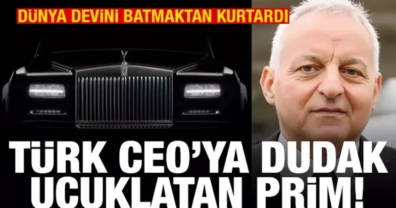 Dünya devini batmaktan kurtardı! Türk CEO ya dudak uçuklatan prim