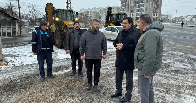 Battalgazi de Başkan Taşkın ekiplerle birlikte sahada Malatya Haberleri