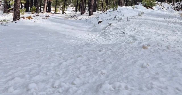 Köyceğiz Sandras Dağı karla kaplandı Muğla Haberleri
