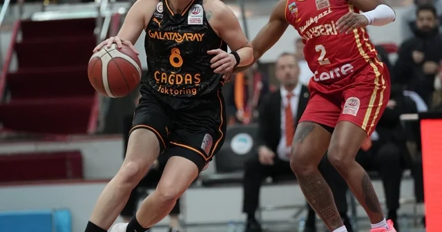Türkiye Kadınlar Basketbol Süper Ligi Melikgazi Basketbol: 70 Galatasaray: 95 Kayseri Haberleri