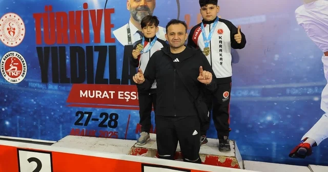 Karate Premier Ligi nde Ünal kardeşlerden çifte altın Isparta Haberleri