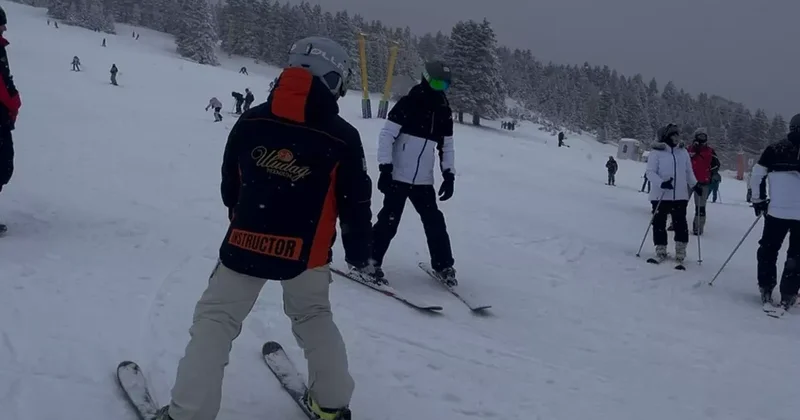 Yılbaşında turistlerin gözdesi Uludağ oldu