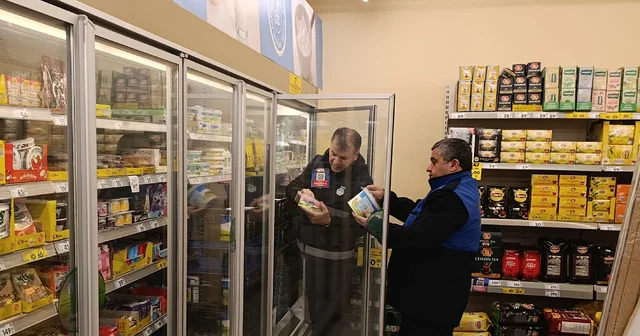 Havza da zabıta ekipleri etiket ve hijyen denetimi yaptı Samsun Haberleri