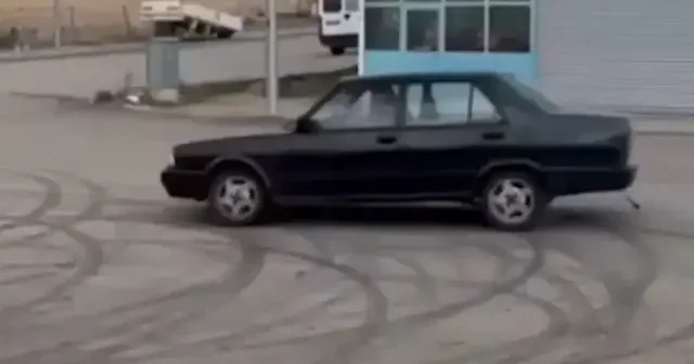Kırşehir de drift atan sürücüye 46 bin 392 lira ceza kesildi VİDEO İZLE